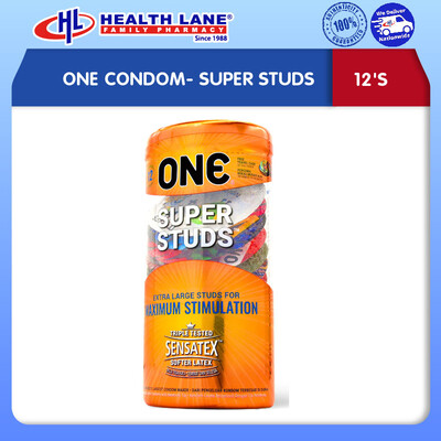 ONE CONDOM- SUPER STUDS (12'S)
